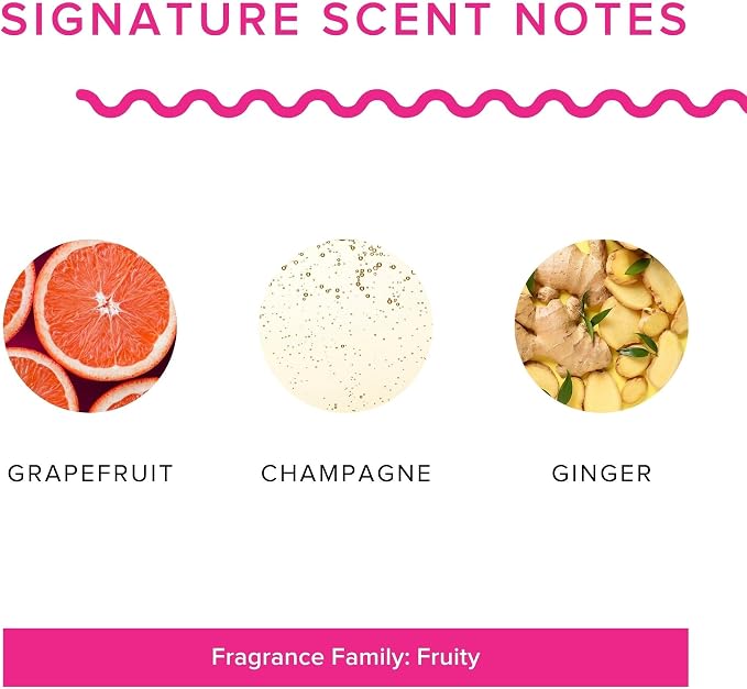 Austy Lou ‘Good Vibes Only’ Soy Candle – 9oz – Grapefruit Champagne Ginger Scent – Clean Burn, Handcrafted, Vegan, Fun Gift Idea
