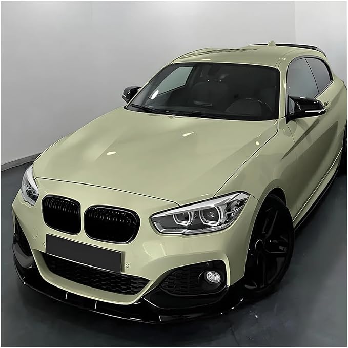 Front Bumper Lip Splitter Diffuser Body Kit Spoiler Guard Accessories For BMW 1 Series F20 F21 LCI M-Sport 2015-2019 MP(Gloss Black Lip)