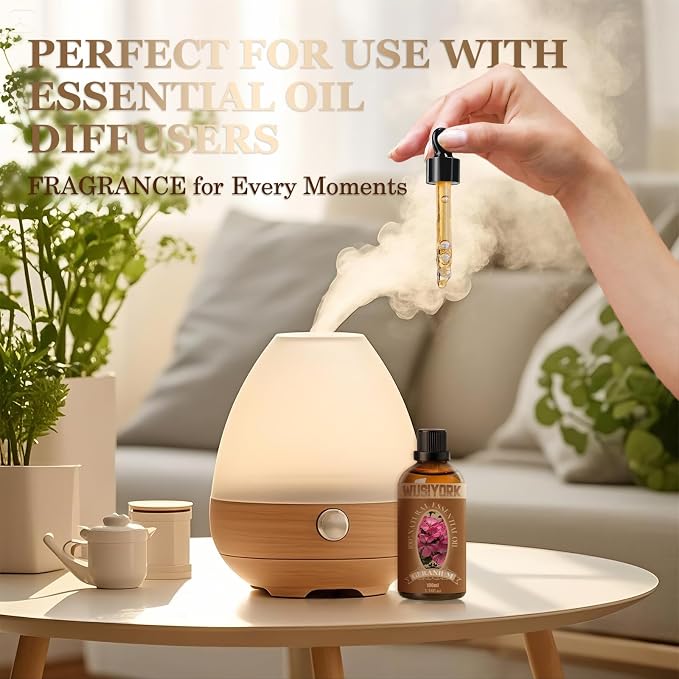 Geranium Essential Oil 100ML - 100% Pure and Natural Therapeutic Grade Oils for Aromatherapy Diffuser - 3.4 Fl Oz/Geranium