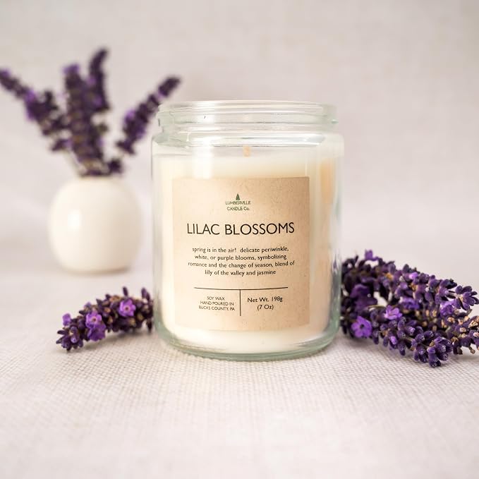 Handmade | Soy Candle (Lilac Blossoms, 8 oz.)