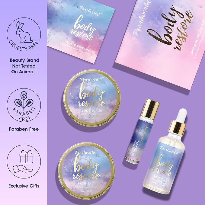 Mother's Day Gift, Spa Kit for Women, 12 Pcs Luxury Bath Skin Care Shower Bath Set, Spa Gift Sets with Reusable Bag, Bath Bomb, Christams Birthday Gifts for Teen Girls, Her, Mom