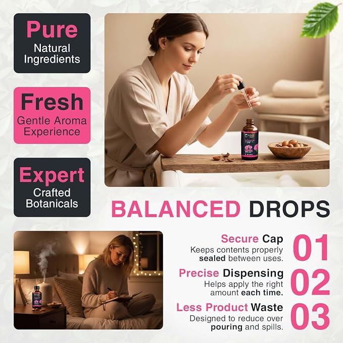 Palmarosa Essential Oil for Diffusers | Natural Aroma Oil for Home Fragrance, Humidifier & DIY Candle Making, Long Lasting Scent for Office, Bedroom & Soothing Scent 4 Fl Oz (120 mL)