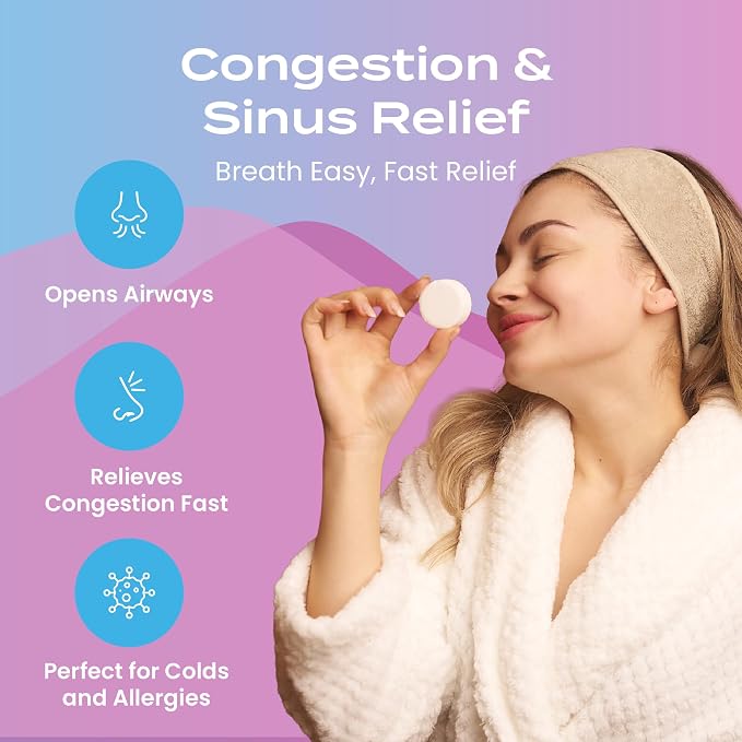 Body Restore Shower Steamers Aromatherapy 6 Pack – Fathers Day Gift for Dad, Birthday Gifts for Women & Men, Spa Stress Relief & Relaxation Self Care Gifts – Premium Bloom Essential Oil Tablets