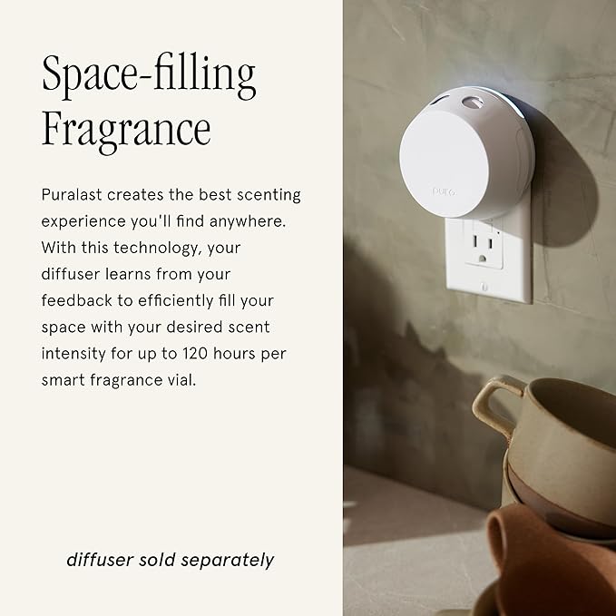 Pura & Simplicity Home Scent Refill - Smart Air Diffuser - Long-Lasting Luxury Fragrance per Refill - Home Essential - Clean & Safe Diffuser Fragrance - 2 Pack, Apple