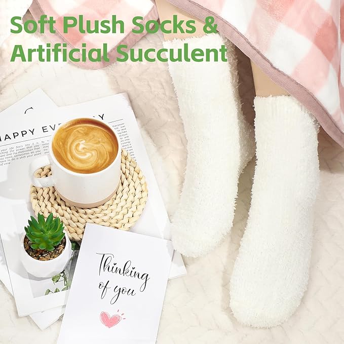 Suhctuptx Get Well Gifts for Women, Feel Better Self Care Package for Women, Get Well Soon Gift Baskets Thinking of You Box Set with Throw Blanket for After Surgery Recovery Sick Friend Cancer Chemo