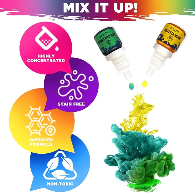 Liquid Candle Wax Dye for Soy Candle Making - 16 Popular Candle Dye Coloring Set - Premium Liquid Candle Wax Coloring - Highly Concentrated Candle Colors