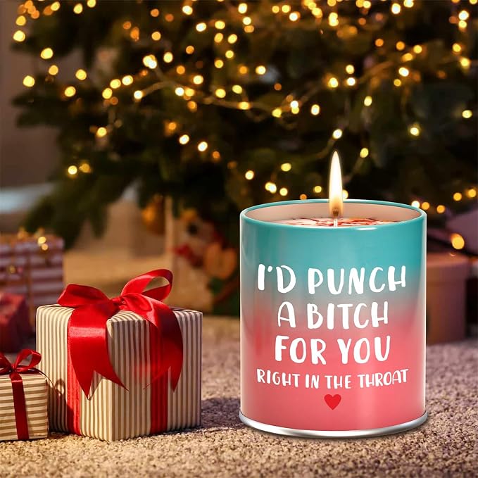 Hocis Scented Candle Gifts for Mom, Women, Sisters, Girlfriend, Christmas, Birthday, Valentine's Day, Funny Gifts, Modern Floral Gardenia Scent