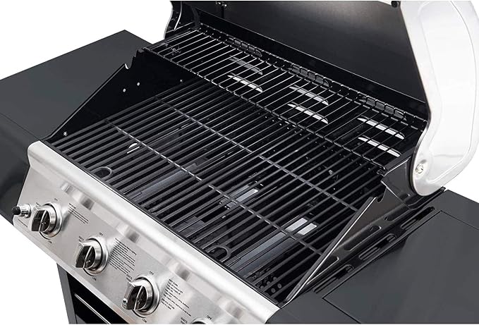 Hongso 14 9/16" Grill Heat Plates for nexgrill Replacement Parts 4 Burner 720-0830H 720-0830X 720-0925P, Grillmaster 720-0697 and Other Models
