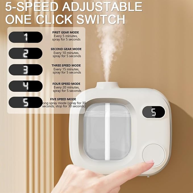 Waterless Essential Oil Aromatherapy Diffuser Mini Led Smart Aroma 360 Small Difusor Cordless for Home Large Rooms Scent Bathroom Hotel Collection Office Car Fragrance Air Scent Humidifier