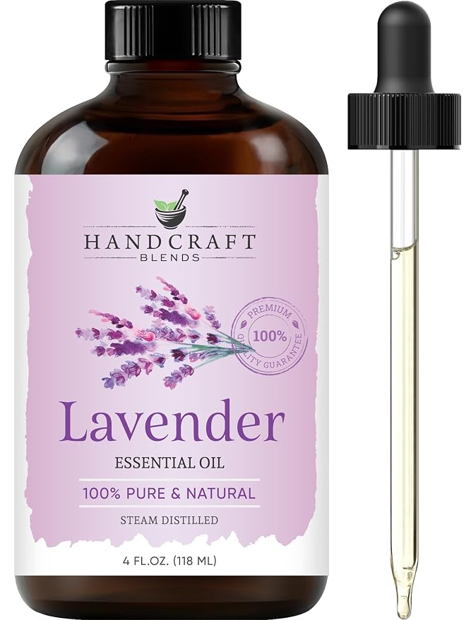 Handcraft Blends Eucalyptus, Lavender, and Lemongrass Essential Oil Set - Huge 4 Fl. Oz, 100% Pure and Natural, Therapeutic Grade With Premium Glass Dropper
