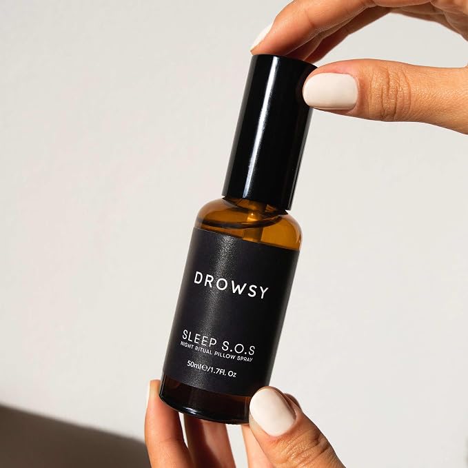 DROWSY SOS Sleep Pillow Spray - Instantly Elevate Your Sleep Experience, Long Lasting & Effective Formula, 6 Month Supply - Natural Vegan Ingredients, 50ml / 1.7 Fl. Oz