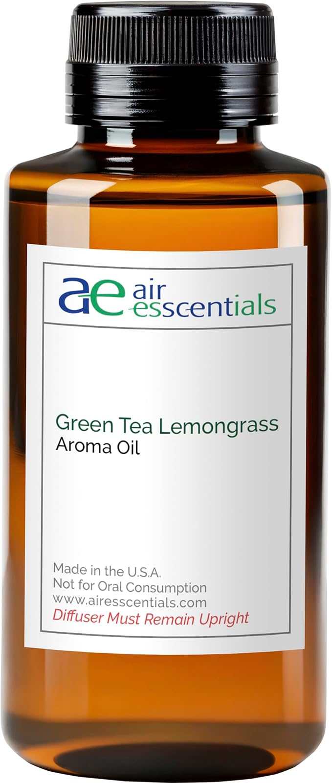 Green Tea & Lemongrass Aroma Oil, Essential Oils Blend for Diffusers and Scent Machines, Citrus, Floral & Green Notes, Aromatherapy, Cold Air Diffuser Compatible, 300 mL