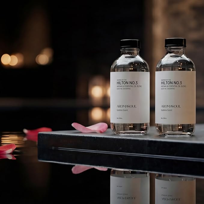 Hotel Diffuser Oil Inspired by The Hilton No.3 Scent - Premium Fragrance Oil No. SA61089182 for Ultrasonic and Waterless Diffusers - 250 mL, 8fl oz
