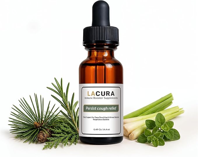 Lacura Respiratory Comfort Essential Oil Blend, 14.4ml – Aromatherapy Support for Seasonal & Environmental Use – Pine Needle, Cypress, Rosemary (Verbenone), Lemongrass & Oregano – 100% Organic Oils