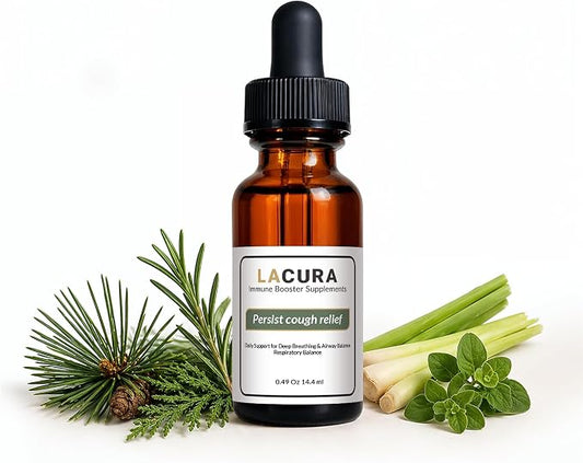 Lacura Respiratory Comfort Essential Oil Blend, 14.4ml – Aromatherapy Support for Seasonal & Environmental Use – Pine Needle, Cypress, Rosemary (Verbenone), Lemongrass & Oregano – 100% Organic Oils