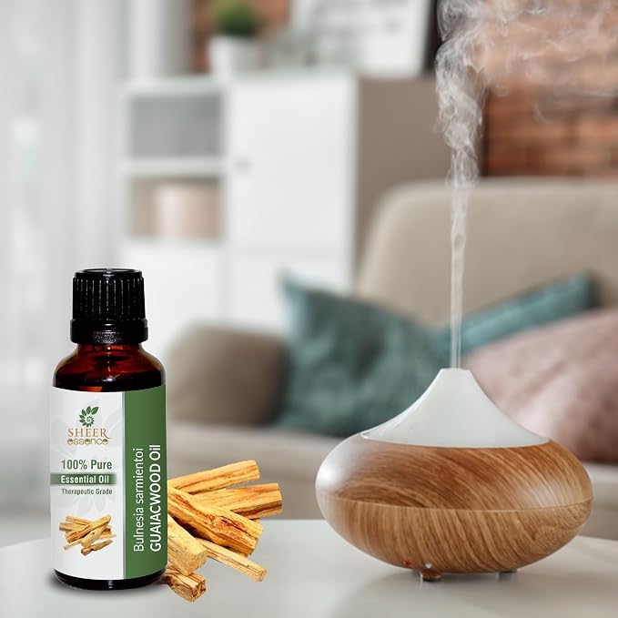 Guaiacwood Oil (Bulnesia Sarmientoi) Essential Oil 100% Pure Natural Undiluted Uncut Therapeutic Grade Oil 0.50 Fl.OZ (15 ML)