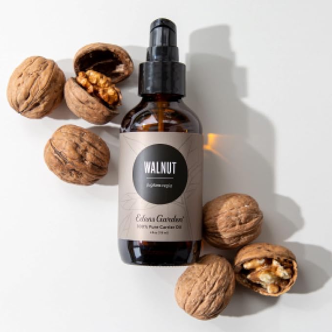 Edens Garden Walnut Carrier Oil- 100% Pure Premium Cold Pressed & Hexane Free, Natural Moisturizer for Face, Skin, Lips, Hair & Nails, Aromatherapy, Massage & Diluting Essential Oils 118 ml (4 fl oz)