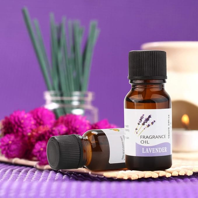 Premium 12-Bottle Aromatherapy Essential Oil Set -Therapeutic, Relaxation, Wellness, Diffuser, Massage & DIY Chamomile, Rosemary, Peppermint, Rose, Tea Tree, Eucalyptus, Geranium, Ylang Ylang