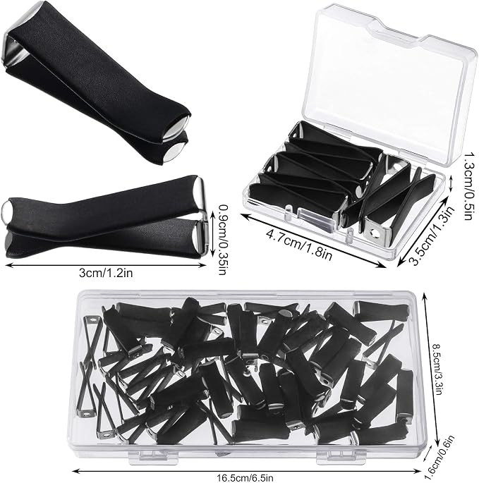 Frienda 60 Pcs Car Vent Clips for Freshies Bulk Square Head Air Conditioner Clips with 2 Storage Boxes, Durable Auto Air Outlet Perfume Holders for Car Decoration Accessories