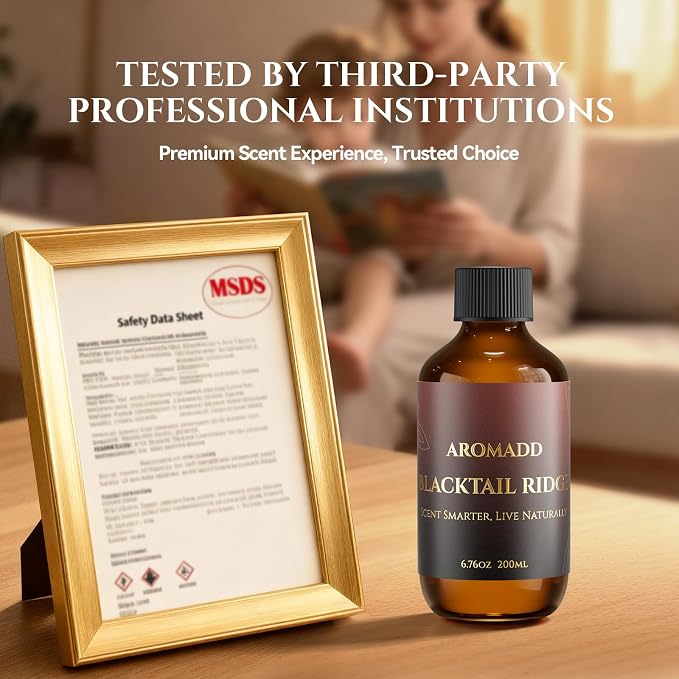 AROMADD AROMADD Blacktail Ridge Hotel Diffuser Oil Inspired by Luxury Hotel Collection Scent, Woody Sandalwood & Fir Aroma, Premium Fragrance Oil for Waterless Diffuser,Long-Lasting,3.38 fl oz(100 mL)