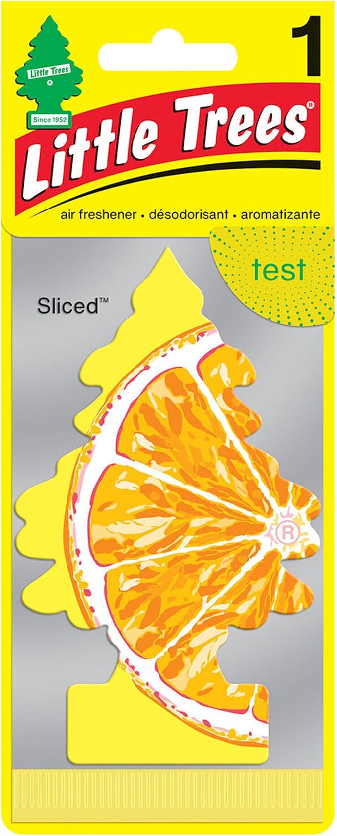 Little Trees Car Air Freshener | Hanging Paper Tree for Home or Car | Sliced | 6 Pack