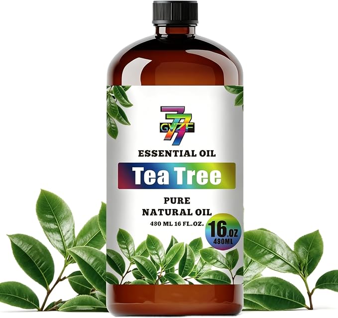 Tea Tree Essential Oil, Tea Tree Oil, for Diffuser, Cleaning, Humidifier, DIY Candles, Soap, Laundry, Home, Yoga, Gift, Essential Oils, GV77ZF Tea Tree Fragrance Oil - 16 fl oz (480 ml)