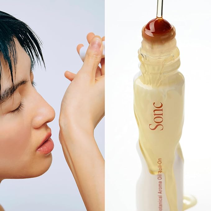 Sonc Botanical Aroma Oil Roll‑On 001 Oohlala | Aromatherapy Roll‑On Daily Energy | K-Beauty Wellness Ritual