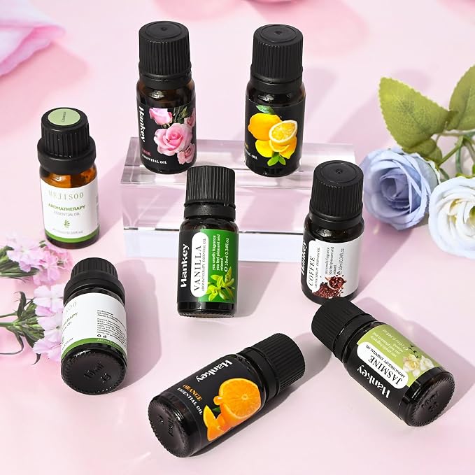 JUYRLE Perfume Making Kit- DIY Roller Perfume Making Kits for Women, Make Your Own Scent with Essential Oil, Bottle, Roller Fragrance Set, Fragrance Gifts for Women Girls