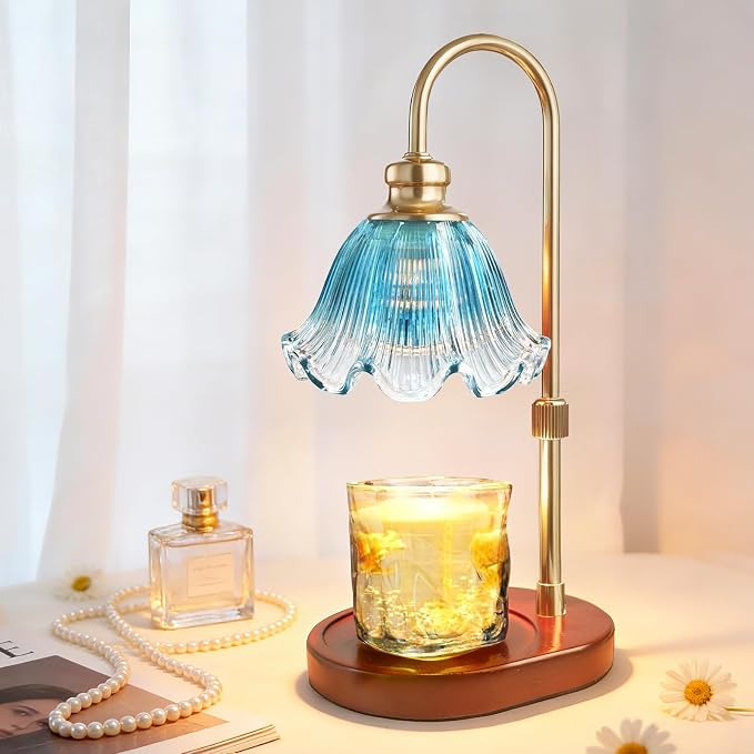 Candle Warmer Lamp with Timer, Christmas Decorations Indoor, Birthday Gifts for Women Mom, Warming Gifts for Office, Dorm, Apartment & New Home Decor