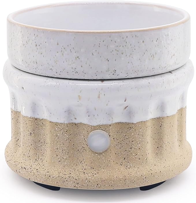 VICTORIA AROMA Ceramic Wax Melt Warmer 3-in-1 Candle Wax Warmer for Scented Wax Melter Electric Fragrance Wax Burner for Home Office Bedroom Gift & Decor