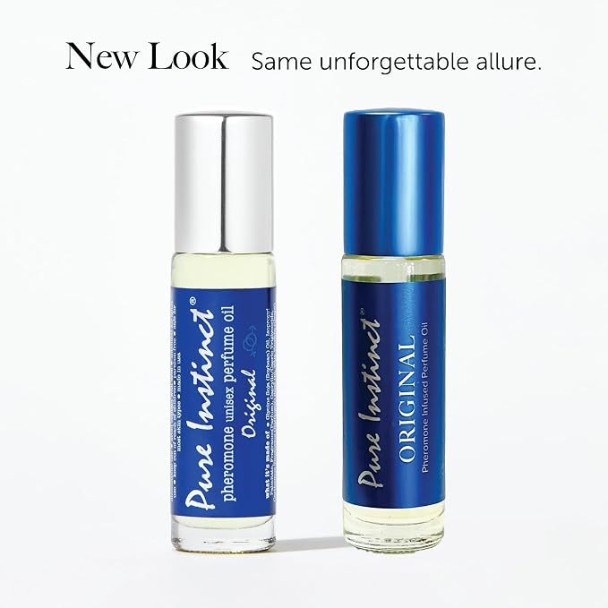 Pure Instinct Roll-On - The Original Pheromone Infused Essential Oil Perfume Cologne - Unisex For Men and Women - TSA Ready