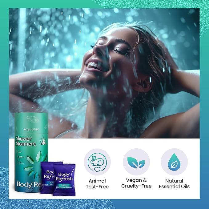 Shower Steamers for Men - 8 Pack Shower Bombs with Essential Oils Eucalyptus Mint Scent, Eucalyptus for Shower，Mother Day Gifts for Mom Wife Grandma from Daughter Son