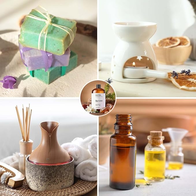 Hotel Collection Diffuser Oil Scent Inspired by The Iconic 5-Star Hotel Baccarat for Waterless Diffuser & Home Scenting Essential Oil for Ultrasonic and Crafting (16.9 Fl Oz (Pack of 1)