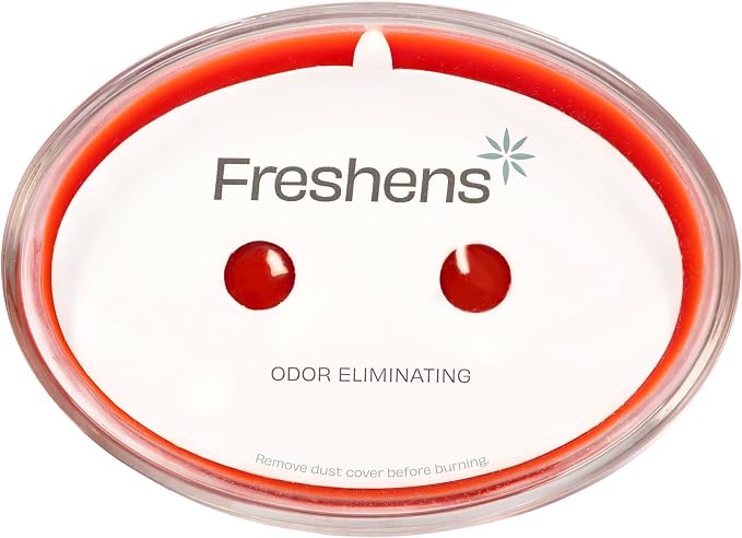 Carolina Freshens Sun Ripened Raspberry Odor Eliminating Highly Fragranced Candle for Home Scented, Eliminates 90% of Pet, Smoke, Food and Other Smells Quickly, 2 Wick, 14 oz - Made in the USA