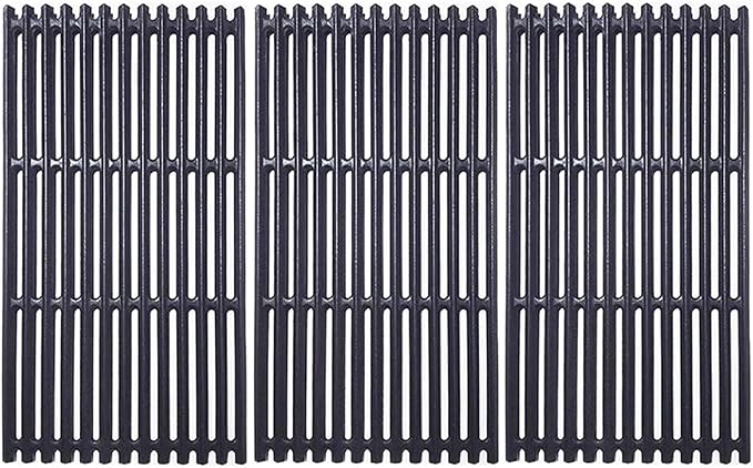 17 in Cooking Grates Replacement for Charbroil Tru Infrared 463242715, 463242716 Grill, G533-0009-W1,Cast Iron Grid Replacement Parts for Nexgrill 720-0882A,BHG 720-0882,Lowes 606682 Gas Grill