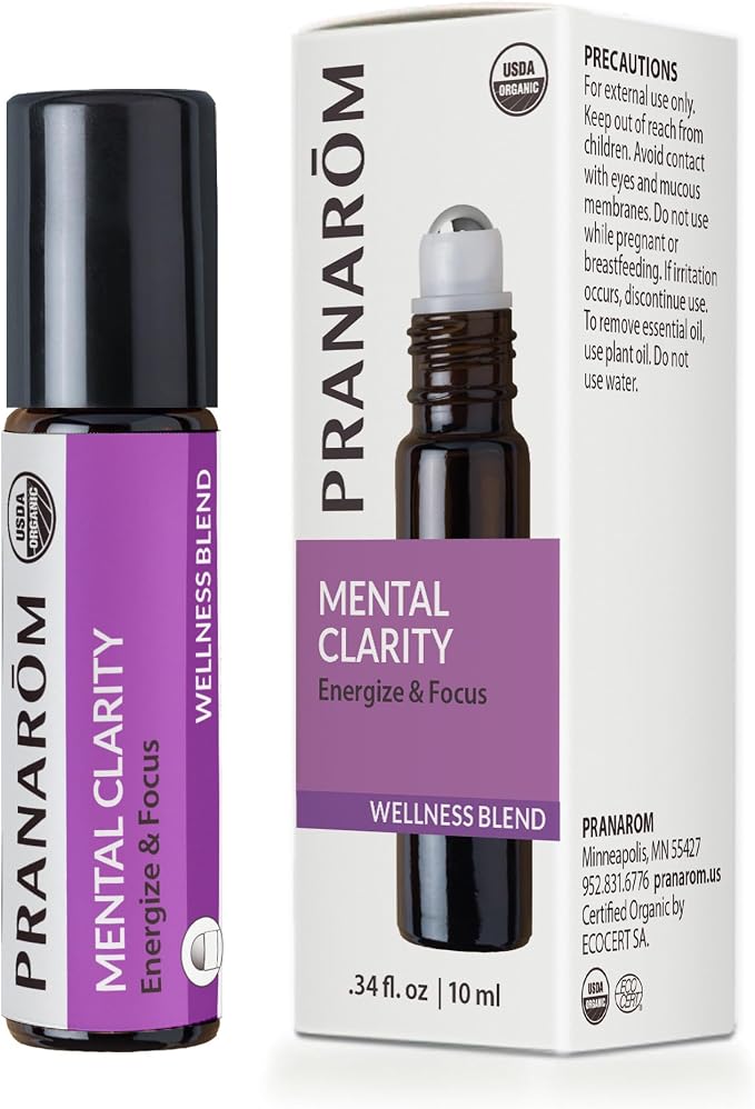 Pranarom - Mental Clarity Roller Wellness Blend - 8ml
