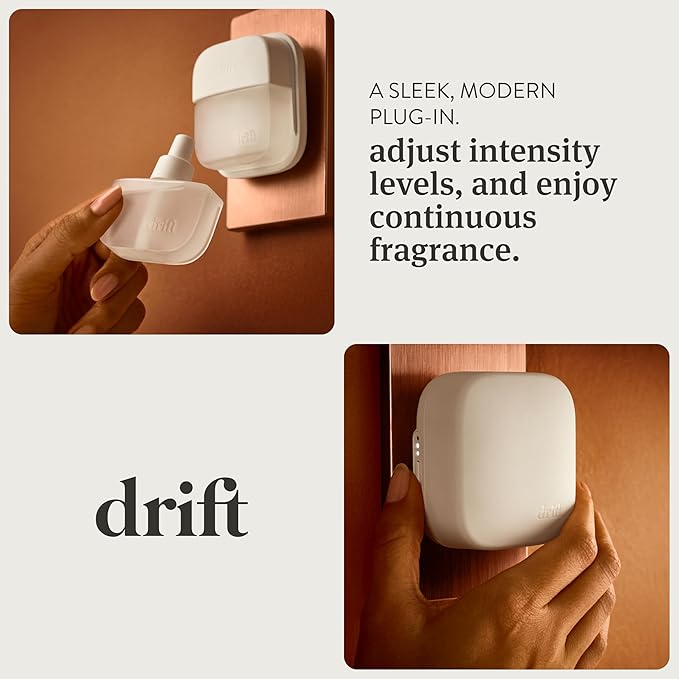 Drift Home Scent Diffuser Refills in Open Air (2 Refills) - Adjustable and Long Lasting Diffuser Aroma - Clean Ingredients, Pet Safe