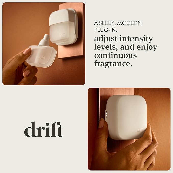 Drift Home Scent Diffuser Refills in Wild Lavender (2 Refills) - Adjustable and Long Lasting Diffuser Aroma - Clean Ingredients, Pet Safe