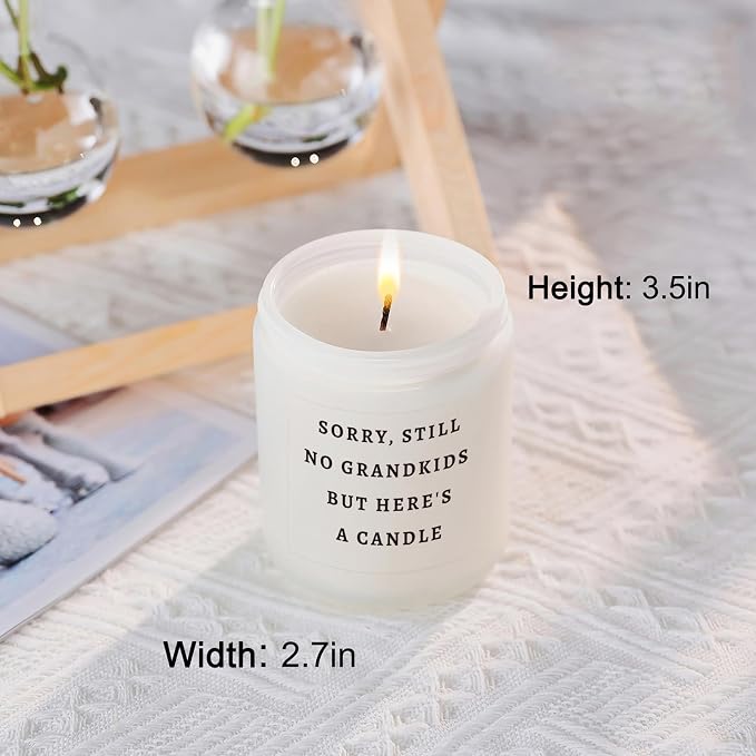 Funny Gifts for Mom Dad, Unique Parents Birthday Mother's Day Fathers Day Christmas Candle Gift from Daughters and Son
