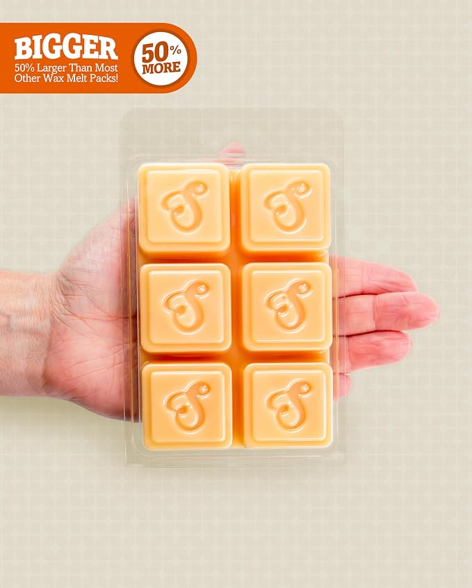 Shortie's Candle Company Butter Pecan Pie Premium Wax Melts - 3 Oz., Strong & Long Lasting, Non-Toxic - Made with Essential & Natural Oils - Formula 117