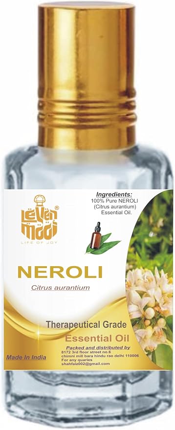 LEVENMOOI Therapeutic Grade Essential Oil – Pure & Natural for Aromatherapy, Humidifiers, Diffusers & DIY Uses (10, Neroli)
