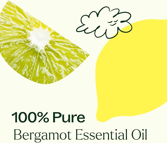 Plant Therapy Bergamot Essential Oil 10 mL (1/3 oz), 100% Pure, Undiluted, Uplifting, Fresh Sent for Aromatherapy and Clear Skin