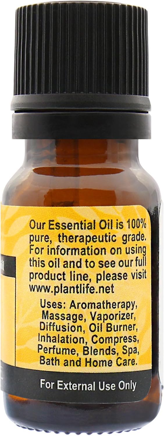 Plantlife Mandarin Aromatherapy Essential Oil - Straight from The Plant 100% Pure Therapeutic Grade - No Additives or Fillers - 10 ml