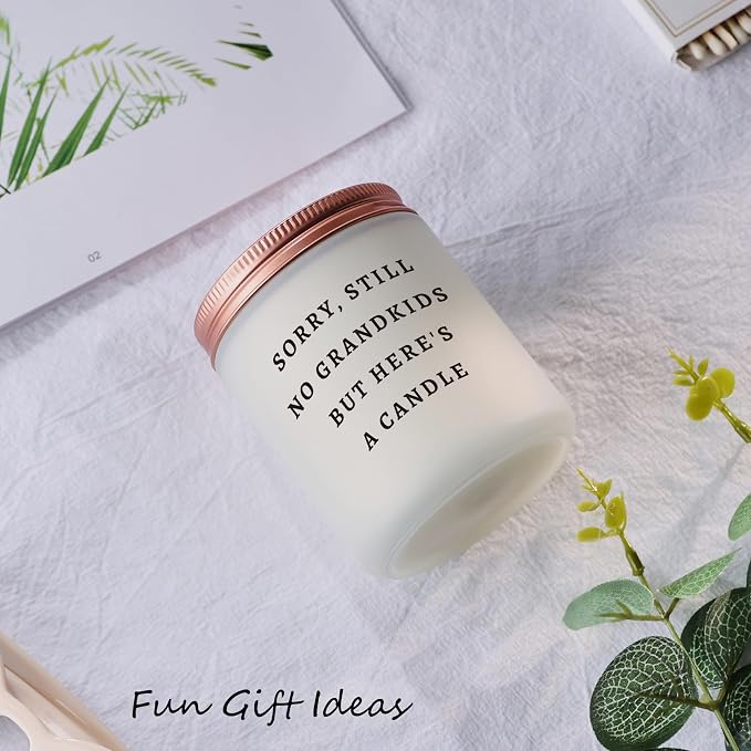 Funny Gifts for Mom Dad, Unique Parents Birthday Mother's Day Fathers Day Christmas Candle Gift from Daughters and Son
