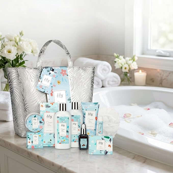 Gifts for Women, Birthday Gift - XXXL Bag Spa Gift Set for Mom, Bath and Body Gift Bag Set for Women, Spa Kit, Mothers Day Gift for Mom, Valentines Day, Christmas Gifts, Spa Bath Gift Set