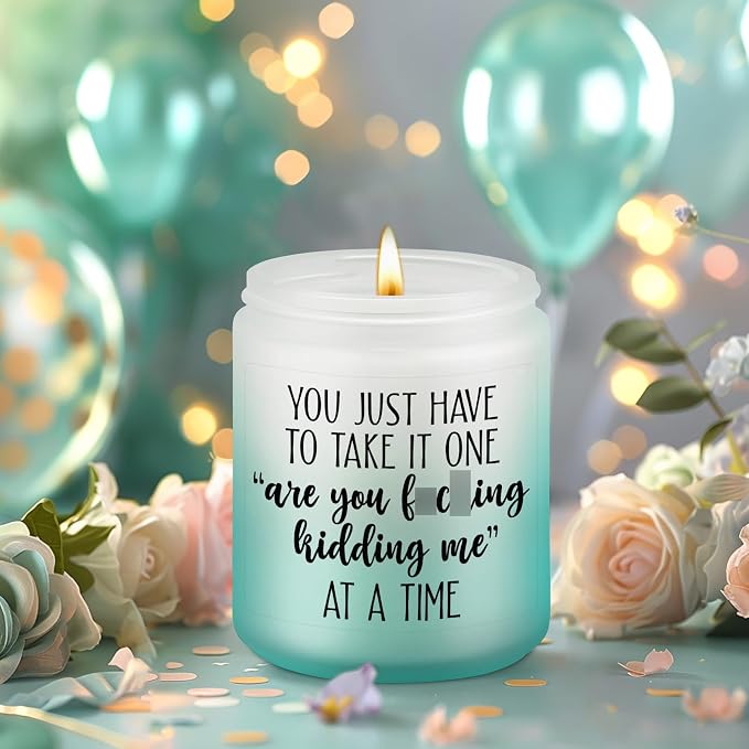 LEADO Candles, Boss Lady, Coworker Gifts for Women, Men - Cool Ideas, Funny Mothers Day Gifts for Coworkers, Best Friend, Mom, Employee - Sarcastic, Work, Birthday Ideas for Boss, Female, Male, Woman