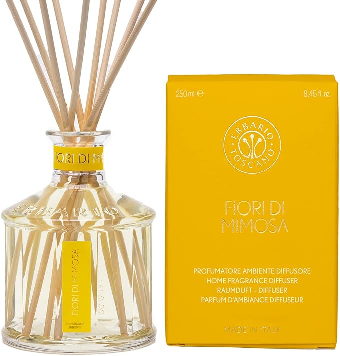 Erbario Toscano Home Fragrance Reed Oil Diffuser 250ml (Mimosa Flowers)