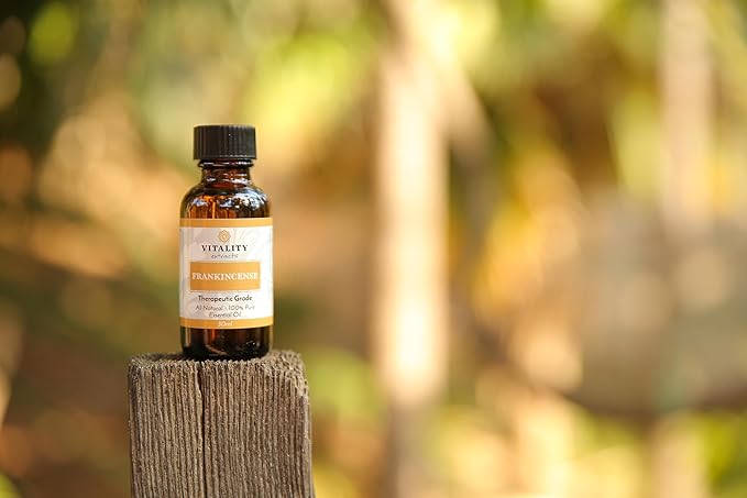 Vitality Extracts Frankincense Essential Oil (30ml) – 100% Pure Boswellia Serrata, Aromatherapy Oil for Relaxation & Calm, Skin Care Use, Warm Woody Scent for Diffuser, Massage & Yoga