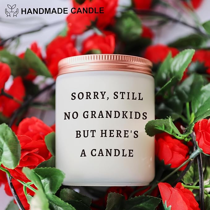 Funny Gifts for Mom Dad, Unique Parents Birthday Mother's Day Fathers Day Christmas Candle Gift from Daughters and Son