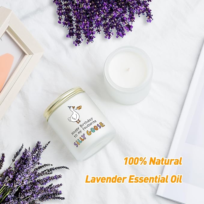 Jonico Birthday Gifts for Women - Birthday Gifts for Best Friend Bestie BFF Friendship Wife Husband Girlfriend Boyfriend Daughter Son, Lavender Candle